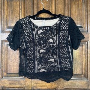 Xhilaration Lace Crop Top